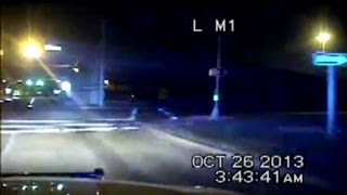 Texas Police Dash Cam Video Hero Officer Chases Suspect After Being Shot in Face [upl. by Reifinnej]