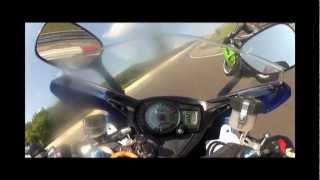 Crash GSXR Circuit Dijon Prenois GO PRO [upl. by Laitselec]