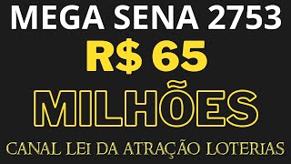 Mega Sena 2753 tabelas do canal [upl. by Haukom234]