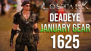 LOST ARK January DEADEYE Gear Progression [upl. by Eixel]