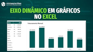 Eixo Dinâmico em Gráficos no Excel [upl. by Gabrila]