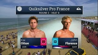 2015 Quik Pro France R3 H9 Recap [upl. by Akiwak246]