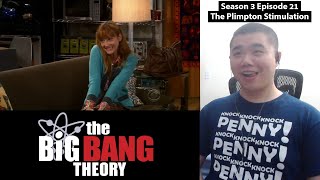 Dr Plimpton Can GET IT The Big Bang Theory 3x21 The Plimpton Stimulation Reaction [upl. by Ennairb]