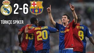 TARİHTE BUGÜN Real Madrid 26 FC Barcelona  2 Mayıs 2009  Türkçe Spiker • HD [upl. by Cesaro]