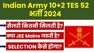 Army 102 TES 52 kya hota hai  army 102 TES 52 online form 2024  Indian army 102 TES 52 entry [upl. by Gerri]