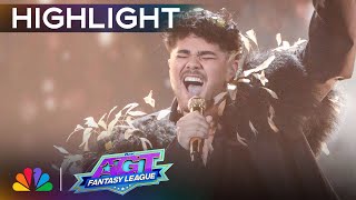 Sheldon Riley SHINES with quotGolden Hourquot by JVKE  SemiFinals  AGT Fantasy League 2024 [upl. by Nilrah771]