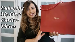 CARTIER UNBOXING My first pieces [upl. by Euqinimod]