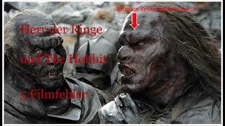 Der Herr der Filmfehler  5 Filmfehler aus The Hobbit und der Herr der Ringe [upl. by Aivad]