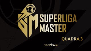 SUPERLIGA MASTER  QUADRA 3  DIA 0809  DISPUTA 3º LUGAR [upl. by Artep]