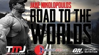 Jake Nikolopoulos Road to The Worlds 2013 Episode 10  NABBA Southern Hemisphere  MassiveJoescom [upl. by Collis]