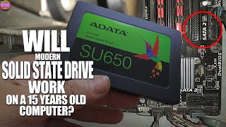 ADATA Ultimate SU650 240GB SSD Review  Will a modern SSD work on a 15 years old Computer mvstudio [upl. by Barclay]