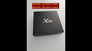 X96TV Box FirmwareUpdateAndroid 11 [upl. by Dearborn]