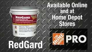 RedGard Waterproofing and Crack Prevention Membrane for Pros  The Home Depot [upl. by Eessac]