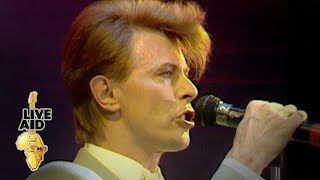 David Bowie  Modern Love Live Aid 1985 [upl. by Blakelee70]