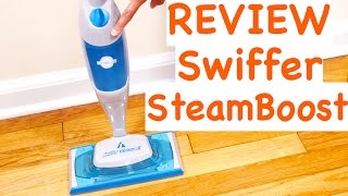 Swiffer SteamBoost Deep Cleaning Steam Mop [upl. by Lennahs]