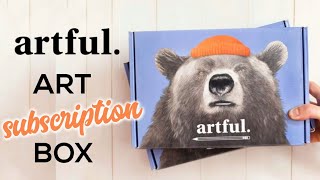 Unboxing Artful Subscription Box 2 [upl. by Etnoved948]