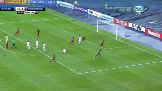 Indonesia vs Iran U16 20 Full Highlights English Commentary  AFC Cup U16 2018 Grup C [upl. by Ailiec653]