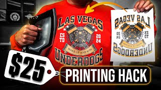 How To Print TShirts From Home With Less Than 25 Dollars [upl. by Nakhsa102]