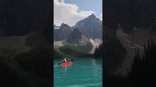 Canoeing on Moraine Lake 🛶 what a dream ✨️ [upl. by Marlette]