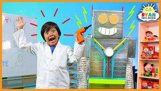 Lets Build A Robot Kids Song  Body Parts Exercise and Dance for Children  Ryan ToysReview [upl. by Nnayram637]