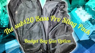 Bass Pro Sling Pack the budget friendly bag gun option [upl. by Bone353]