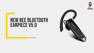 New Bee Bluetooth Earpiece V50 User Manual  How to Use and Troubleshoot [upl. by Tennes]