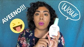 Aveeno Positively Radiant Daily Moisturizer SPF 15 Review Obsessed [upl. by Yorztif]