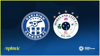 2024 NPLMVIC Round 12 Oakleigh Cannons FC v Moreland City FC [upl. by Hada164]