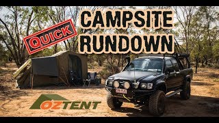 Quick Oztent RV5 Campsite Setup [upl. by Yezdnil]