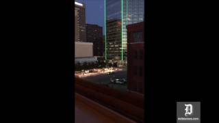 Eyewitness video of downtown Dallas shooting [upl. by Obie892]