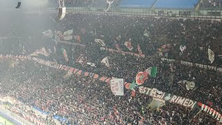 ULTRAS CURVA SUD MILANO  ROSSONERI SIAMO NOI  AC Milan  RB Salzburg  Champions League [upl. by Ariak]