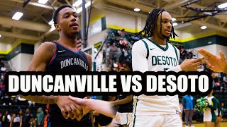 Duncanville vs Desoto Rematch Ron Holland is the best Duncanville Player Ever Desoto Senior Night [upl. by Oijres]