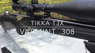 Tikka T3x Varmint 308 [upl. by Aihtnic]