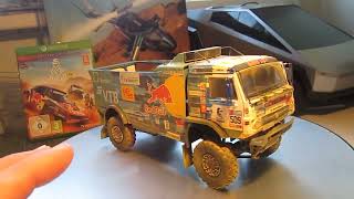 Zvezda 135 KAMAZ 43509 DAKAR Rally Truck Painted [upl. by Baillie]