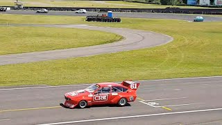 Ian Algie Alfa Alfetta NZ Sports Sedan  Small Block Chevrolet V8 sound [upl. by Kcirdahs261]