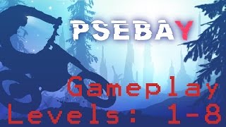 Psebay Gameplay  Level 1 to 8  Trials esque motorcycle Android iOS Walkthrough Lets play [upl. by Blakely636]