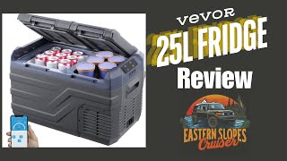 NEW 25L Vevor Compressor Fridge Review [upl. by Esiled697]