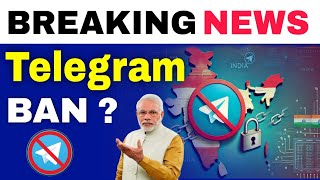 India मे Ban hoga Telegram  Telegram Ban News  Telegram Latest News  App Ban Updates viral [upl. by Arsuy88]