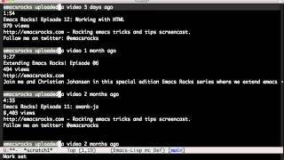 Emacs Rocks Episode 13 multiplecursors [upl. by Moffat]