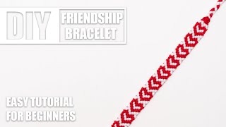 Happy Valentines Day Heart Cute Vertical Macrame Friendship Bracelets  Easy Tutorial for Beginners [upl. by Dicky]