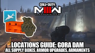 COD Modern Warfare 3  Gora Dam Locations All Weapons Items Armor Upgrades amp Armaments [upl. by Gauthier]