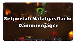 Dämonenjäger Natalyas Rache Setportal Setdungeon Diablo 3 [upl. by Eerahs]