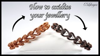 How to oxidise your jewellery [upl. by Ladiv]