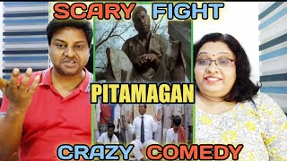 Pithamagan fight scene  Pithamagan comedy scene  SuriyaVikram  Eng Sub  SivaPutrudu  Reaction [upl. by Ilatan]