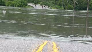 July 2023 Winooski River Flooding of North Williston Road [upl. by Medardas]