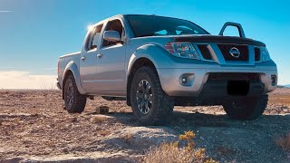 Goodyear Wrangler Duratrac tires 265 75 16 on the Nissan Frontier First Offroad Test [upl. by Dnilasor]