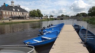 Hoog water en stroming op de Vecht zorgt voor overlast [upl. by Aihsenrad]