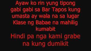 Ayoko Na Sayo ByTarget With Lyrics [upl. by Kingsley317]