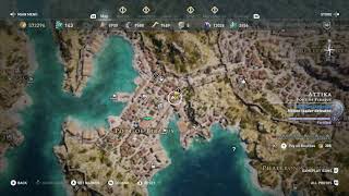 help people nearby attika cultist clue location high horse eye kosmos quest 3 ac odyssey [upl. by Ninel]