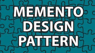 Memento Design Pattern [upl. by Beryl325]